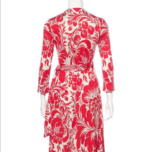 Diane von Furstenberg DVF Wrap Silk Jersey Dress P - Picture 3 of 7